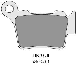 BRAKE PADS KH368 REAR BREMBO (KTM) - REPLACES DB2320MX-D AND DB2320QD-D