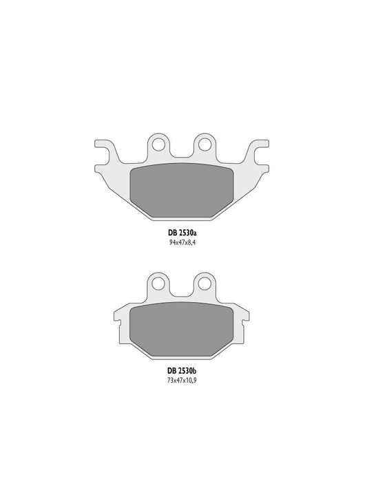 BRAKE PADS KH377 ATV SYM/TGB/KYMCO - REPLACES DB2530MX-D AND DB2530QD-D