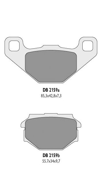 BRAKE PADS KH382 - REPLACES DB2159MX-D AND DB2159QD-D