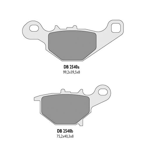 BRAKE PADS KH401 SUZUKI RM 85 REAR - REPLACES DB2540MX-D AND DB2540QD-D