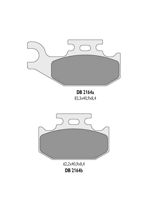 BRAKE PADS KH414 POLARIS RZR 200 21-22 REAR, SUZUKI ATV (RIGHT FRONT) - REPLACES DB2367OR-D