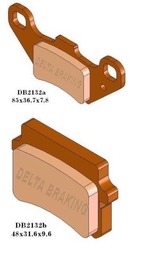 BRAKE PADS KH416 - REPLACES DB2132MX-D AND DB2132QD-D