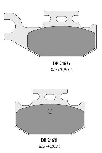 BRAKE PADS KH428 YAMAHA YFM 700 RAPTOR REAR - REPLACES DB2372OR-D