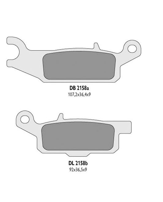 BRAKE PADS KH446 YAMAHA YFM 700 GRIZZLY 07-18, YFM 550 GRIZZLY 11-14 RIGHT REAR - REPLACES DB2158MX-D AND DB2158QD-D