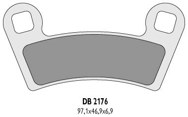 BRAKE PADS KH456 POLARIS - REPLACES DB2176MX-D AND DB2176QD-D