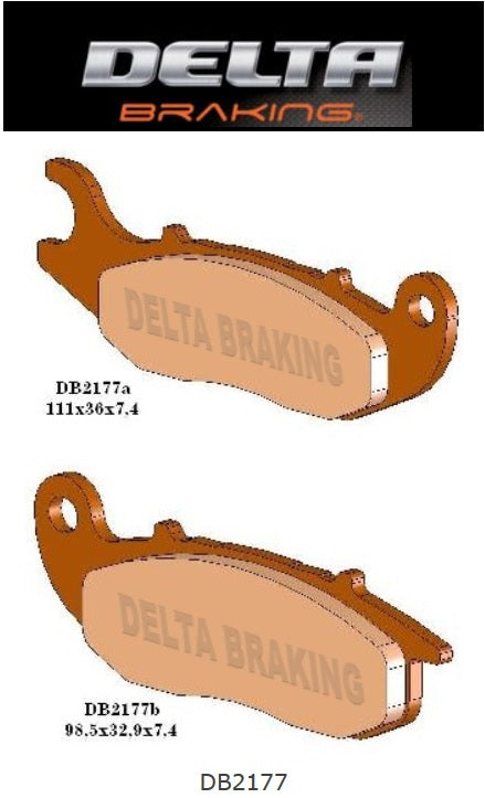 BRAKE PADS KH465 HONDA CRF 230/250L, AJP PR7 FRONT - REPLACES DB2177MX-D AND DB2177QD-D