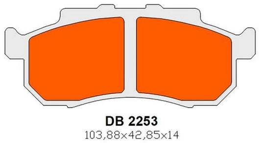 BRAKE PADS KH476 / KH477 FRONT TRIUMPH ROCKET III 2500 19-22, HONDA MUV 700 BIG RED 09