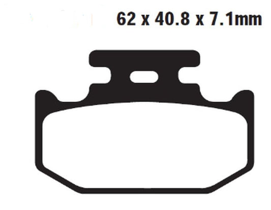 BRAKE PADS KH497 PARKING BRAKE YAMAHA YXZ 1000R 16-22, YXR 700 RHINO 09-13, YXM 700 WOLVERINE/VIKING 14-22, YXC 700 VIKING 15-22