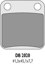 BRAKE PADS KH54 - REPLACES DB2371OR-D
