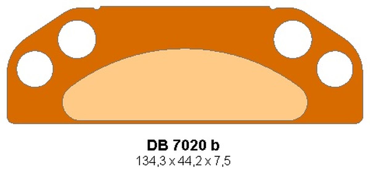 BRAKE PADS KH659 (PARKING BRAKE) LEFT FRONT POLARIS RANGER EV 10-22, RANGER 500 08-13, RANGER 700 06-09, RANGER 800 10-14, RANGER 900 DIESEL 11-14, RZR 1000 XP 14-22