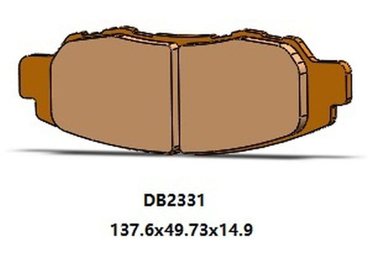 BRAKE PADS KH669/4 FRONT POLARIS SLINGSHOT 2000 15-18