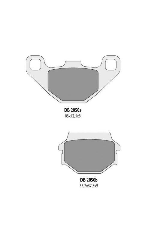 BRAKE PADS KH67, KH372 - REPLACES DB2050MX-N AND DB2050QD-N
