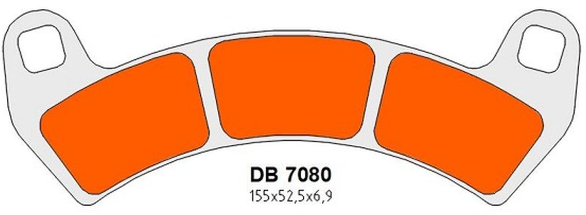 BRAKE PADS KH680 FRONT POLARIS RZR 925 PRO XP/XP4 20-22, RZR 925 TURBO 19-22, GENERAL 1000 XP4 21-22, RZR 1000 XP/XP4 16-18 - REPLACES DB2363OR-D
