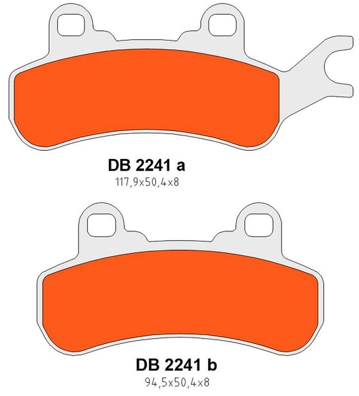 BRAKE PADS KH682 REAR/FRONT LEFT CAN-AM DEFENDER/TRAXTER 800 16-21, MAVERICK 800/900 18-21, COMMANDER 1000 21-22