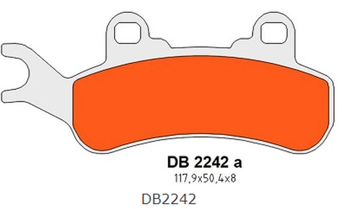 BRAKE PADS KH683 REAR/FRONT RIGHT CAN-AM DEFENDER/TRAXTER 800 16-21, MAVERICK 800/900 18-21, COMMANDER 1000 21-22