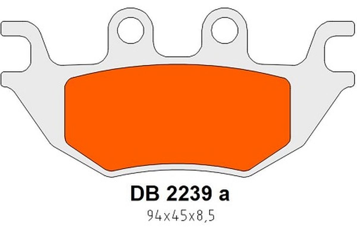 BRAKE PADS KH686 REAR RIGHT/LEFT KAWASAKI KAF MULE 820 15-18, KAF MULE 1000 16-18