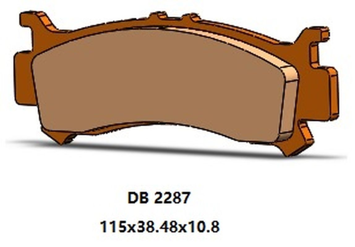 BRAKE PADS KH702 RIGHT FRONT HONDA SXS 1000 PIONEER 16-22, SXS 1000 TALON 19-22