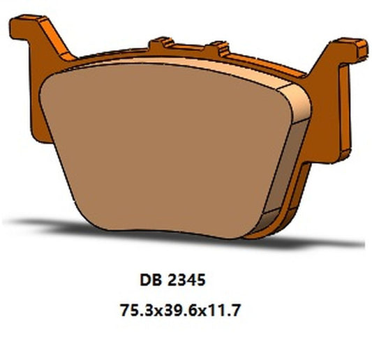 BRAKE PADS KH714 REAR HONDA SXS 700 PIONEER 16-22, SXS 520 PIONEER 21-22, SXS 500 PIONEER 15-22