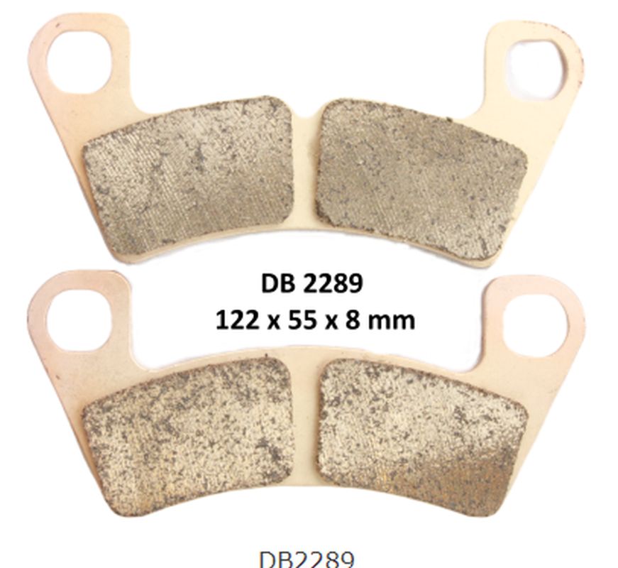 BRAKE PADS KH740 FRONT CUSHMAN HAULER DIESEL 19-20, ARCTIC CAT WILDCAT 1000 19-21, PROWLER 812 PRO 19-21