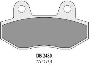 BRAKE PADS KH86 - REPLACES DB2480MX-D AND DB2480QD-D