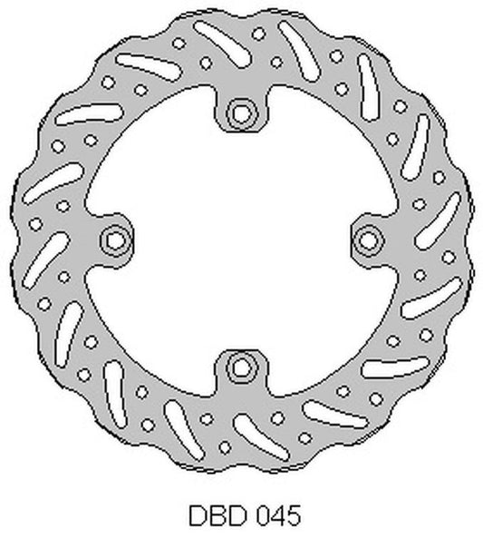 BRAKE DISC REAR BETA 525 RR 05-12, 250 RR 05-12, WAVE (260X120.3X4MM) (4X8.5MM) (NG1264)