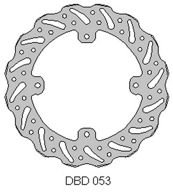 BRAKE DISC REAR HUSQVARNA KTM SX85 11-20, TC 85 14-20, 250/350 FREERIDE 12-19, WAVE (210X110X3MM) (4X6.5MM) (NG1281)