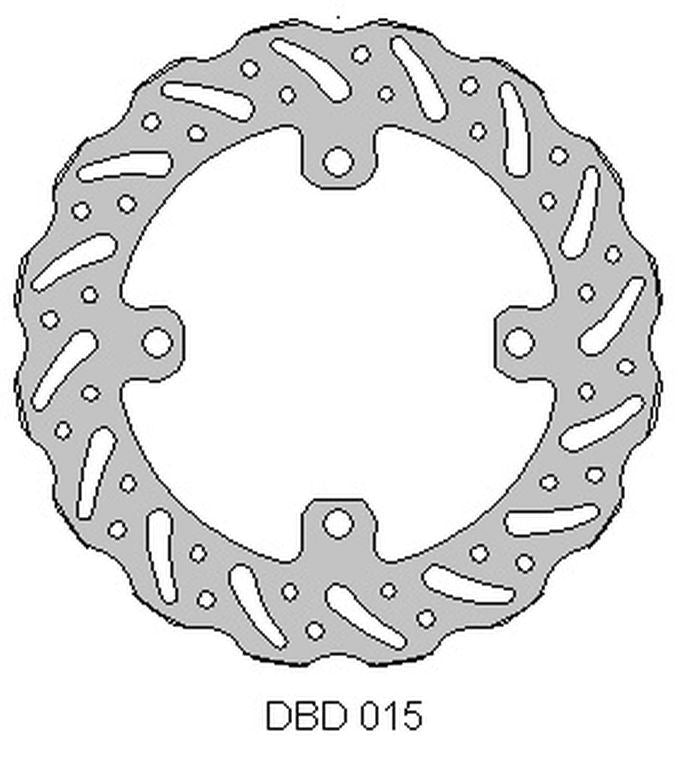 BRAKE DISC REAR KAWASAKI RMZ 250 04-06, KXE 450 10-20, KLX 450 07-21, KX 450 06-21, KX 250 03-21, KX 125 03-08, WAVE (240X115X4MM) (4X10.5MM) (NG799X)