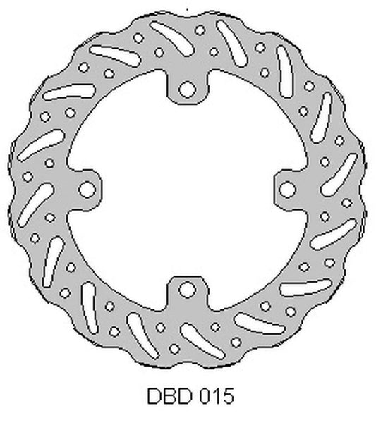 BRAKE DISC REAR KAWASAKI RMZ 250 04-06, KXE 450 10-20, KLX 450 07-21, KX 450 06-21, KX 250 03-21, KX 125 03-08, WAVE (240X115X4MM) (4X10.5MM) (NG799X)