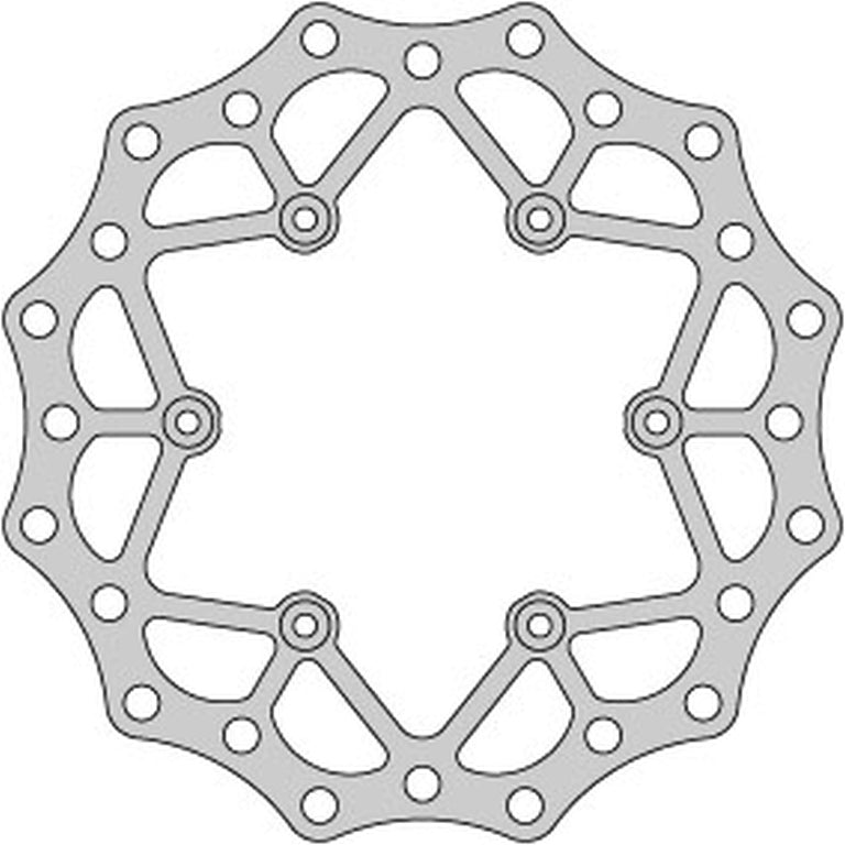 BRAKE DISC REAR YAMAHA WRF/YZF 02-21, YZ/YZF 250 02-21, WR 250 02-07, WRF 250 02-21, YZ 125 02-21, WAVE ULTRA LIGHT (245X115X4MM) (6X6.5MM) (NG789X)