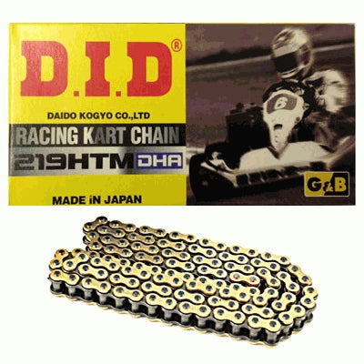 DRIVE CHAIN 219HTM-112 (112 LINKS) NON O-RING (CLOSED) KARTING