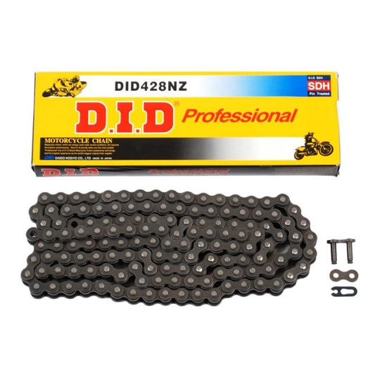 DRIVE CHAIN 428NZ-140 (140 LINKS) NON O-RING (OPEN + CLIP)