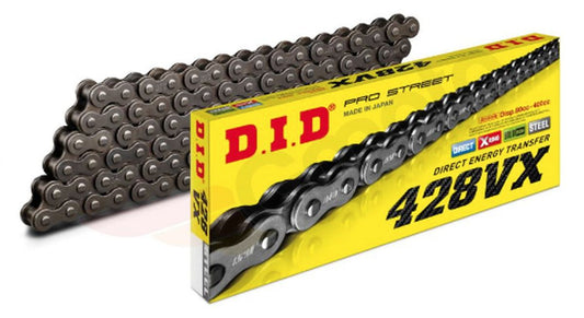 DRIVE CHAIN 428VX-132 (132 LINKS) X-RING (OPEN + RIVET LINK)