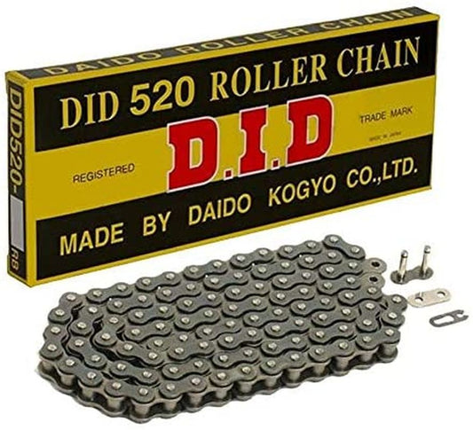 DRIVE CHAIN 520-102 (102 LINKS) NON O-RING (OPEN + CLIP)