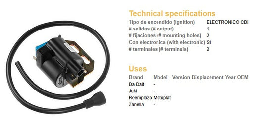 IGNITION MODULE MOTOPLAT
