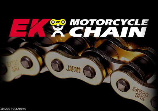 DRIVE CHAIN EK428SHDR 140 MOTOCROSS (UP TO 125CC) (22.2KN) (MADE IN JAPAN) (CLIP)