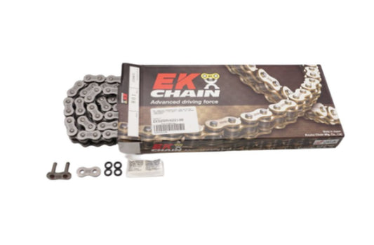 DRIVE CHAIN EK530MVXZ2 122 LINKS QX-RING (UP TO 1100CC) (41.8KN) (MADE IN JAPAN) (RIVET)