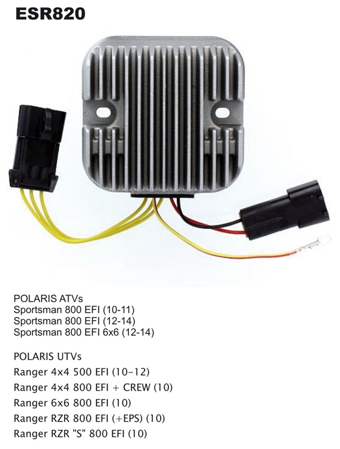VOLTAGE REGULATOR POLARIS SPORTSMAN800 EFI 10-14, RANGER500/800 EFI 10-14