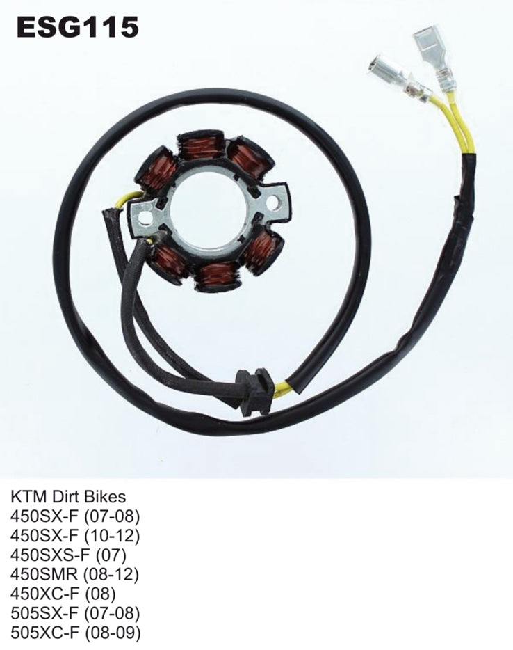 STATOR WINDING KTM SXF450 07-12, SXF505 07-08, XCF505 08-09