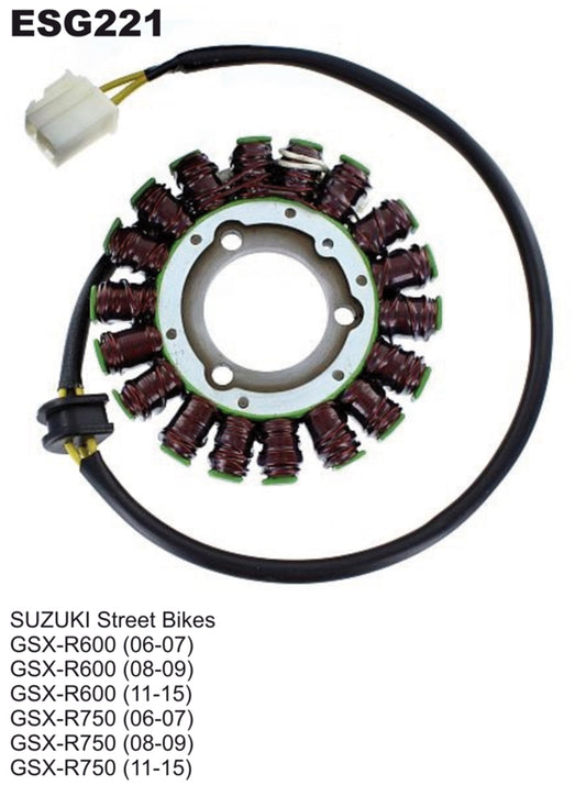 STATOR WINDING SUZUKI GSXR600 06-17, GSXR750 06-17