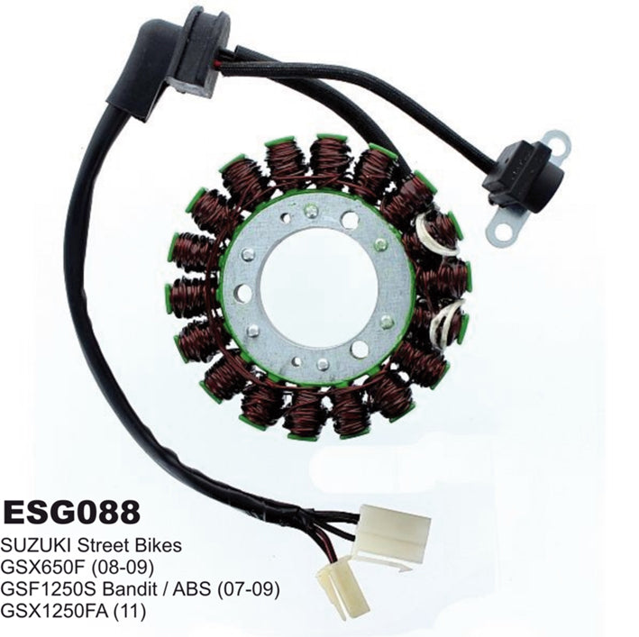 STATOR WINDING SUZUKI GSX650F 08-09, GSX1250F 11, GSF650 07-08, GSF1250 07-09 (WITH PULSAR)