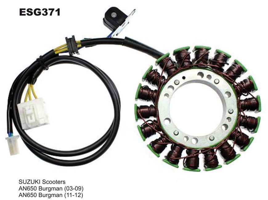 STATOR WINDING SUZUKI AN650 BURGMAN 03-12 (WITH PULSAR)