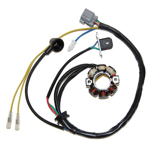 STATOR WINDING KAWASAKI KXF250 04, SUZUKI RMZ250 04 WITH LIGHTS (WITH PULSAR, 50W)