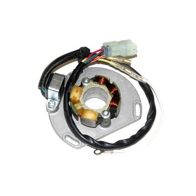 STATOR WINDING KTM 125/200/250/300 EXC/SX/XC 06- (50W, COMPLETE WITH PLATE + PULSAR, WITH LIGHTS)