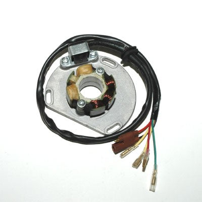 STATOR WINDING KTM SX/EXC125 98-05, SX/EXC250 97-05, EXC300/360/380 98-05 WITH LIGHTS (50W, COMPLETE WITH PLATE + PULSAR)