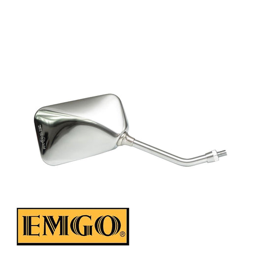 MIRROR CHROME HONDA CBF500N/600N 04-05, CB600 HORNET 03-06, CBF500FX 13-18, CB1300F 03-12, CB400SF 92-13, NSS250, VT125C SHADOW RIGHT (OEM:88210-MBZ-K00, ORIGINAL STYLE HOMOLOGATED)
