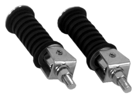 FOOTREST SET PASSENGER UNIVERSAL 2 PCS (M10 BOLT W/NUT) (SUZUKI)