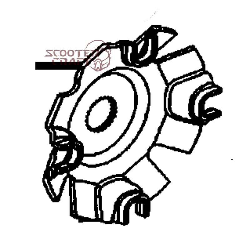Drive face plate Kymco MyRoad 700i, genuine