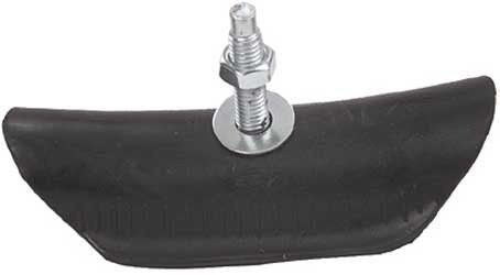 TIRE RIM LOCK RUBBER-COATED (BLACK) 1.85"