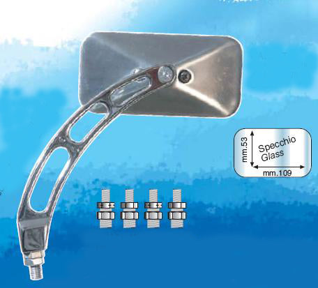 UNIVERSAL MIRROR POLISHED ALUMINIUM (LEFT/RIGHT)
