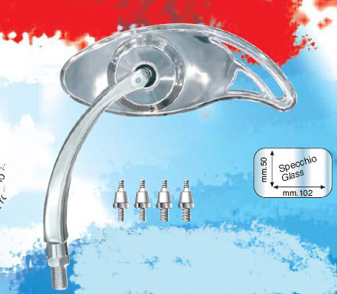 UNIVERSAL RIGHT MIRROR ALUMINIUM